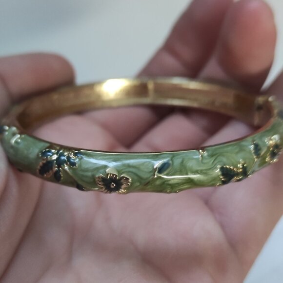 VINTAGE JIU LONG XING ENAMELED BRACELET .Very Good Condition. - Picture 1 of 6